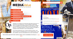 Desktop Screenshot of mediavalue.nl