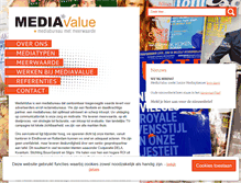 Tablet Screenshot of mediavalue.nl